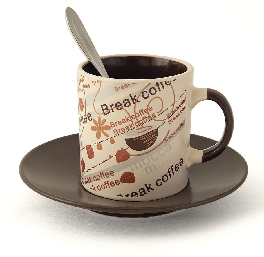 coffee, break, drink painted, white, mug, food and drink, cup HD wallpaper