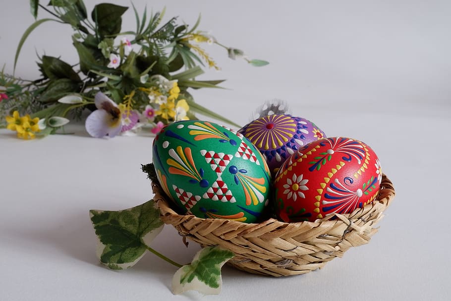 easter eggs, easter decor, happy easter, easter egg painting HD wallpaper