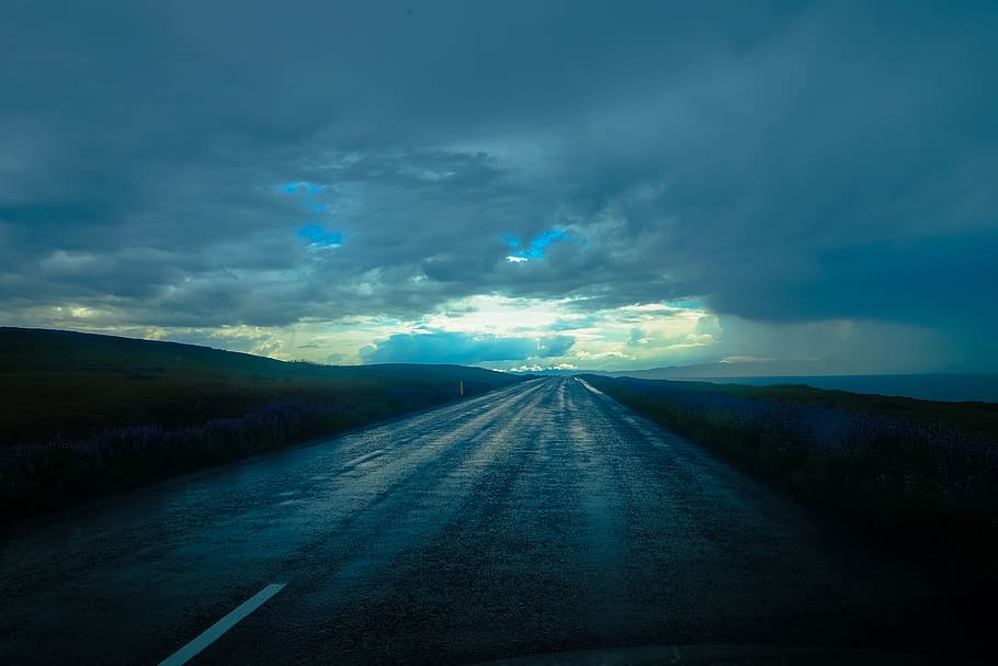 grey road during daytime, asphalt, tarmac, nature, outdoors, way HD wallpaper