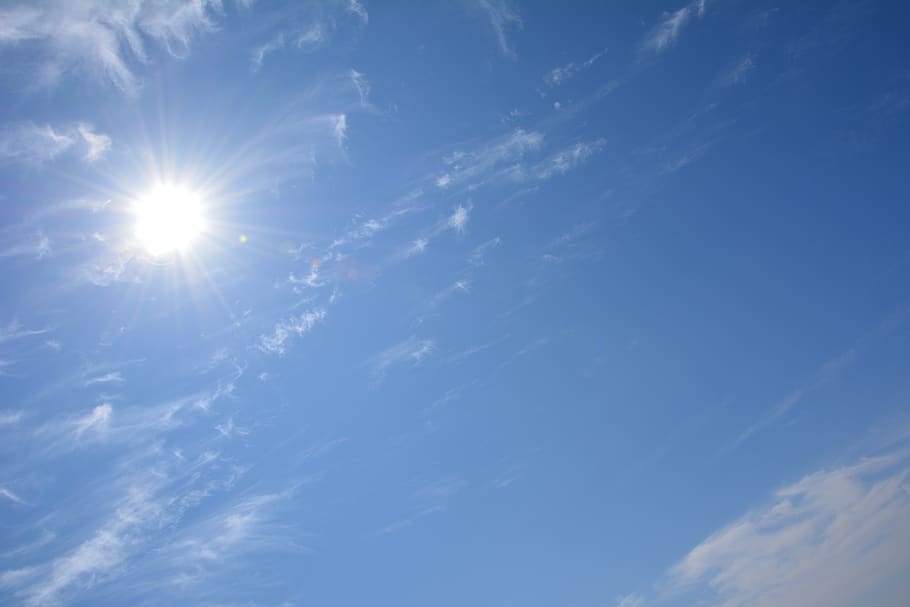 solar, himmel, cloud, summer, nature, sun, background, postcard HD wallpaper