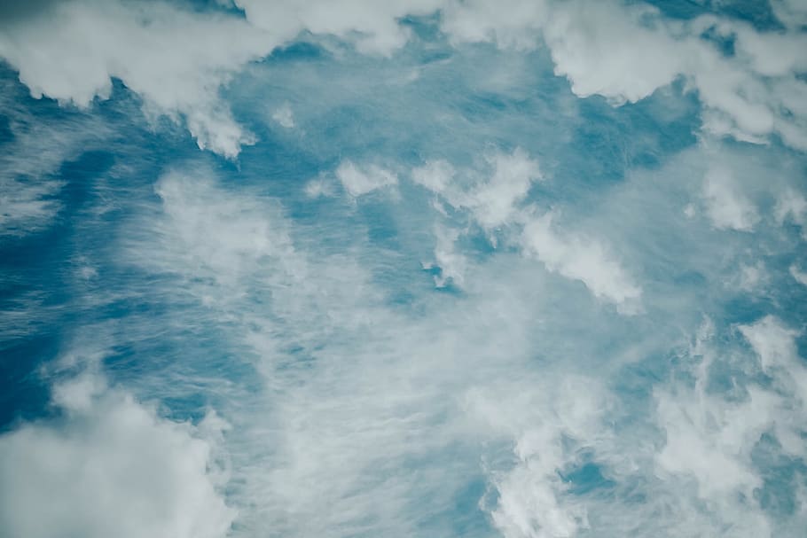 sky, blue, clouds, cloud - sky, beauty in nature, scenics - nature HD wallpaper