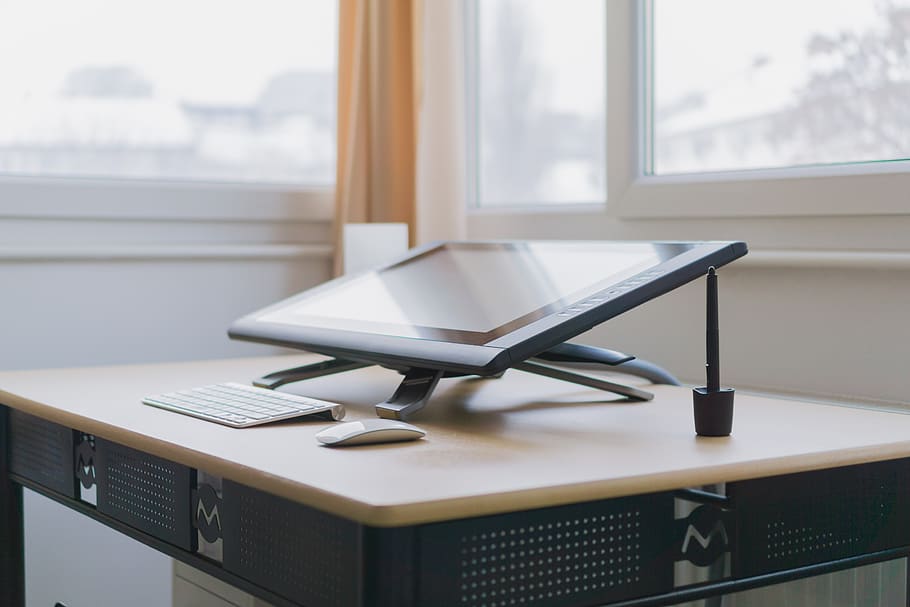 computer, keyboard, electronics, modern, technology, business HD wallpaper