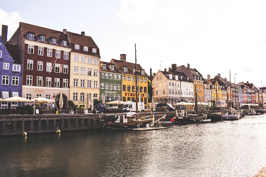 denmark, copenhagen, building exterior, built structure, architecture HD wallpaper