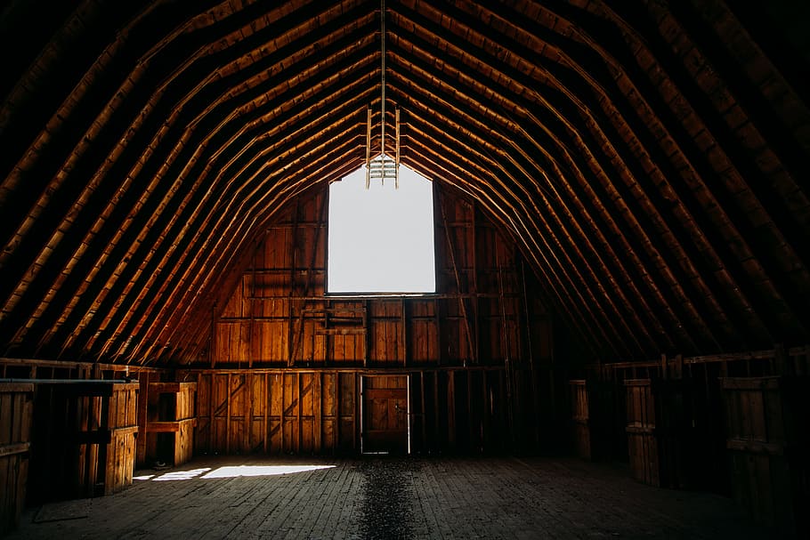 Hd Wallpaper Brown Wooden Barn Building Window Rustic Cabin