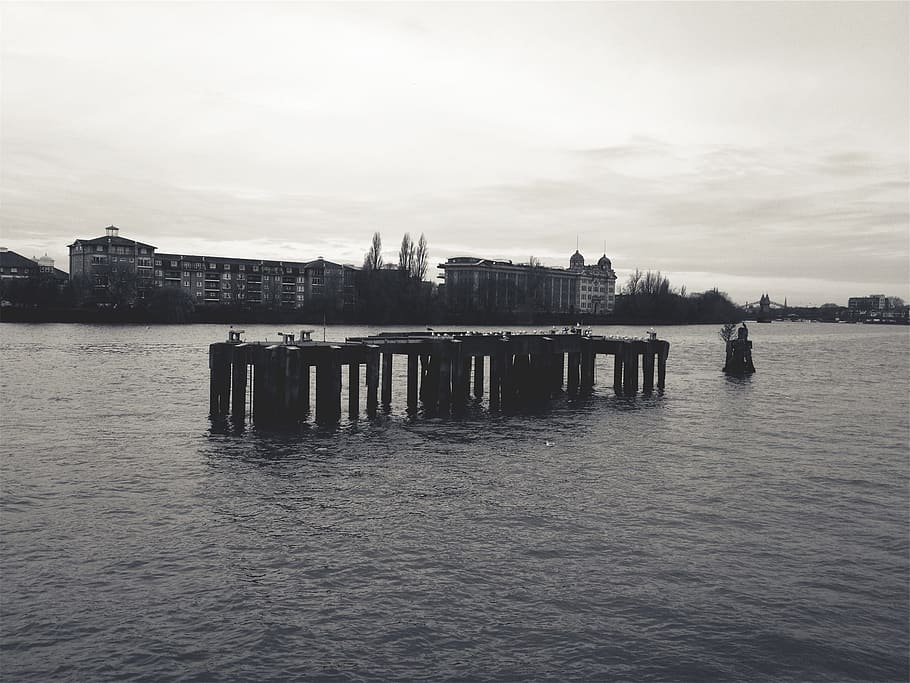 dock, lake, water, architecture, built structure, building exterior HD wallpaper