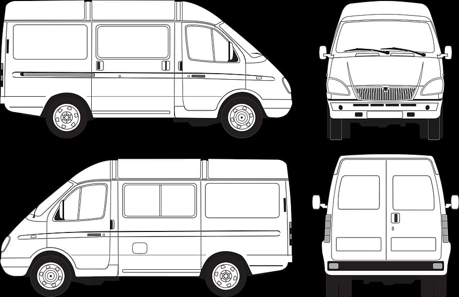 passenger, gazelle, transport, van, truck, auto, automobile, HD wallpaper