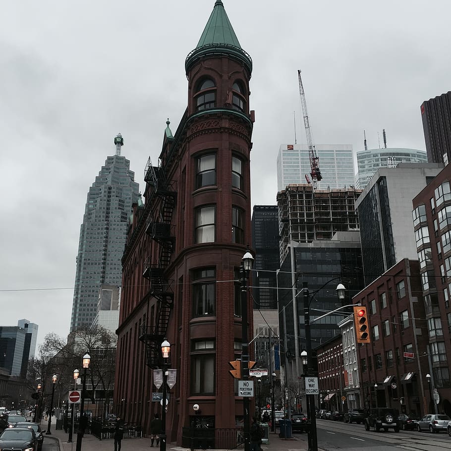 toronto, canada, downtown, building exterior, architecture HD wallpaper