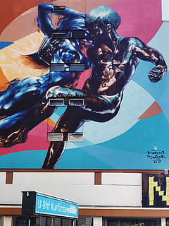 berlin, germany, art, advertisement, kurfürstenstraße 38 HD wallpaper