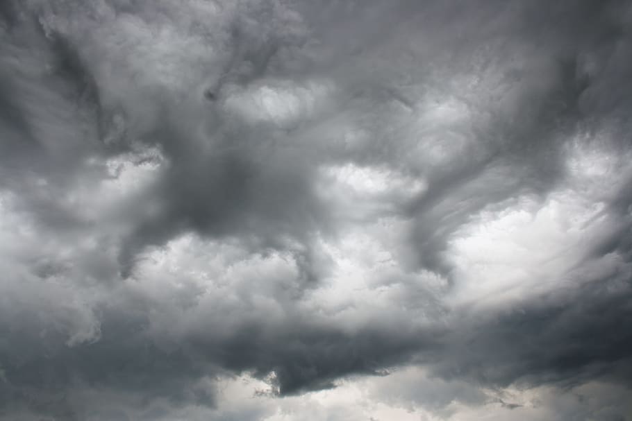 sky, dark, clouds, cloud - sky, storm, dramatic sky, cloudscape HD wallpaper