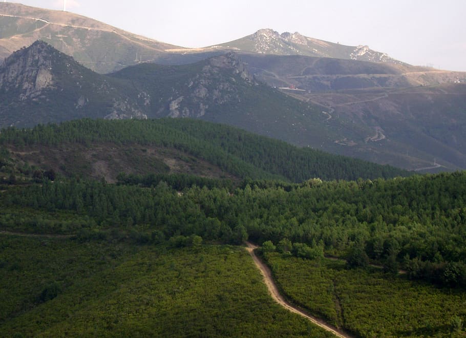 montanhas, panorama, panoramic, parorâmica, serra do açor HD wallpaper