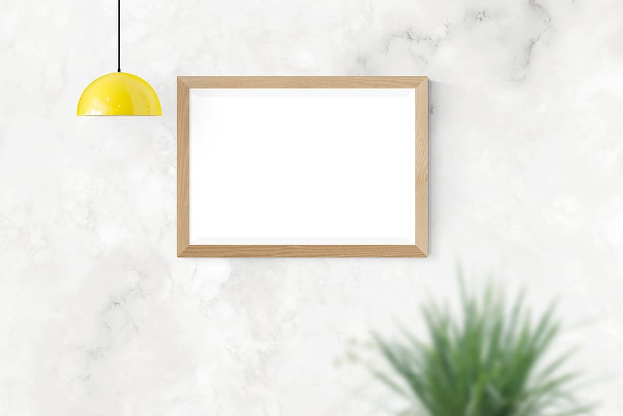 poster, mockup, wall, interior, frame, template, presentation HD wallpaper