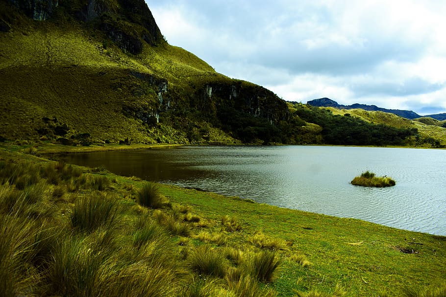 laguna the boxes, basin, mountains, water, scenics - nature HD wallpaper