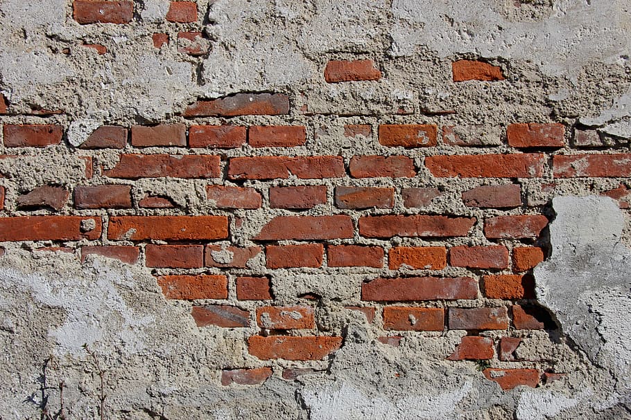 wall, stones, background, stone wall, masonry, plaster, old HD wallpaper
