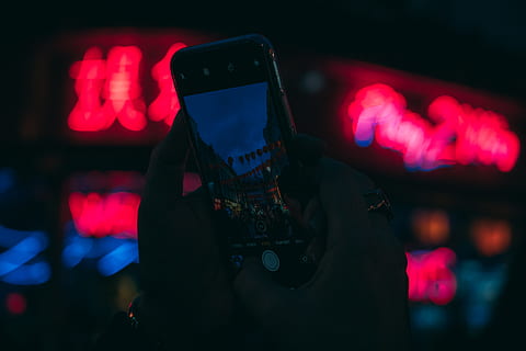 black Android smartphone with black case, cell phone, mobile phone HD wallpaper