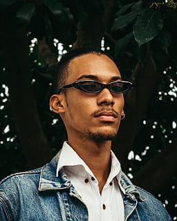 man wearing blue denim jacket, person, human, people, nairobi HD wallpaper