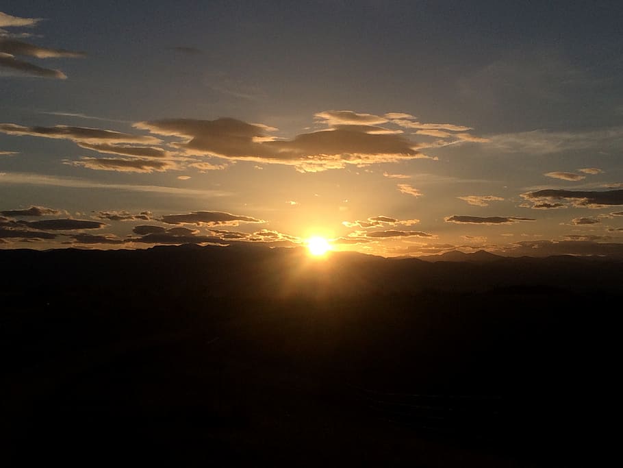sun, sun set, sunshine, clouds, sky, sunset, sunlight, cloud - sky HD wallpaper