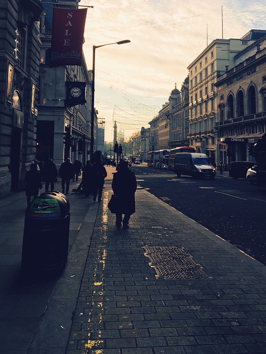 London street walk