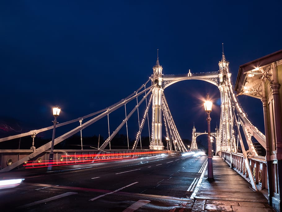 road, bridge, building, city, urban, town, metropolis, way HD wallpaper