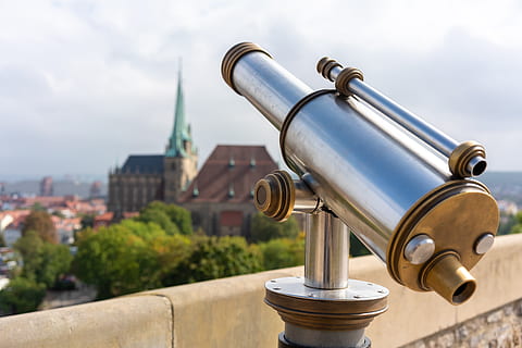 telescope, binoculars, watch, view, optics, see, distant view HD wallpaper