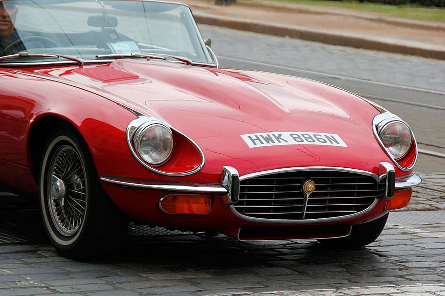 car, classic, red, old, travel, automobile, transport, transportation HD wallpaper