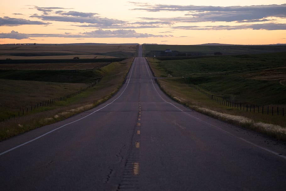 going, cloudy, farm, canada, wanderlust, evening, space, open HD wallpaper