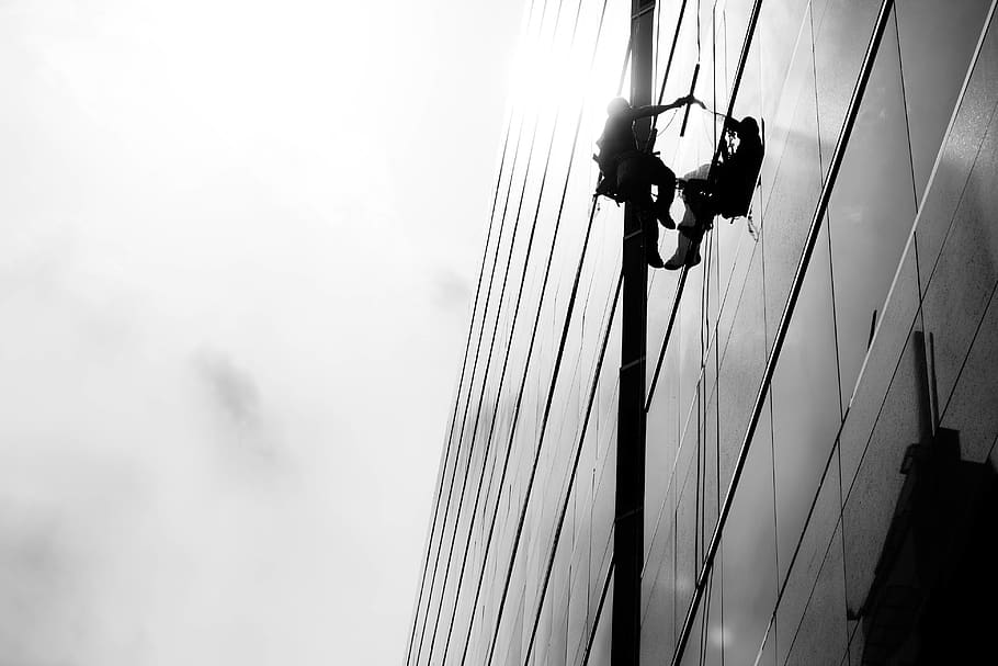 building, city, sky, low angle view, day, rope, nature, cloud - sky HD wallpaper
