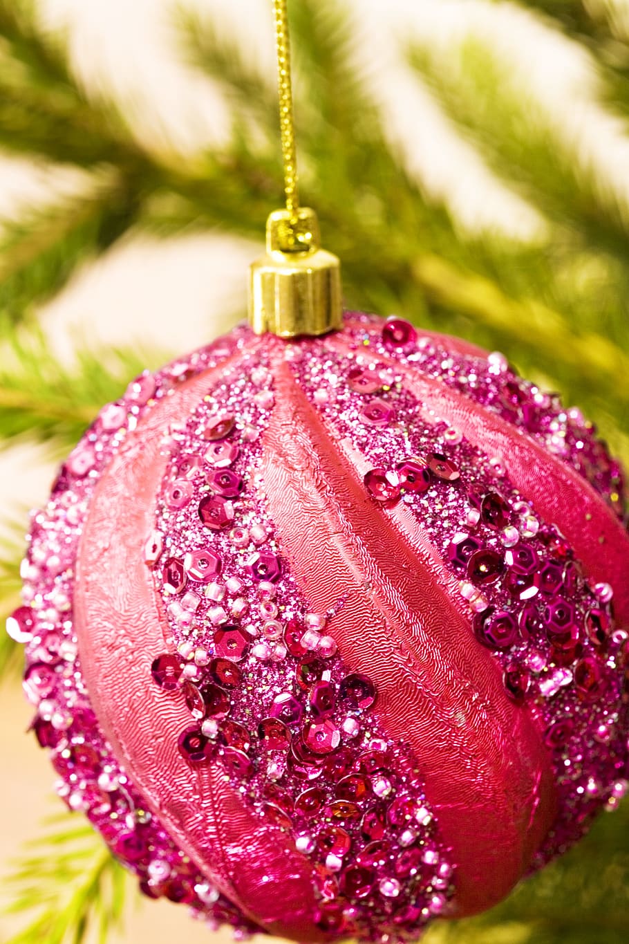 background, ball, bauble, celebration, christmas, color, decor HD wallpaper