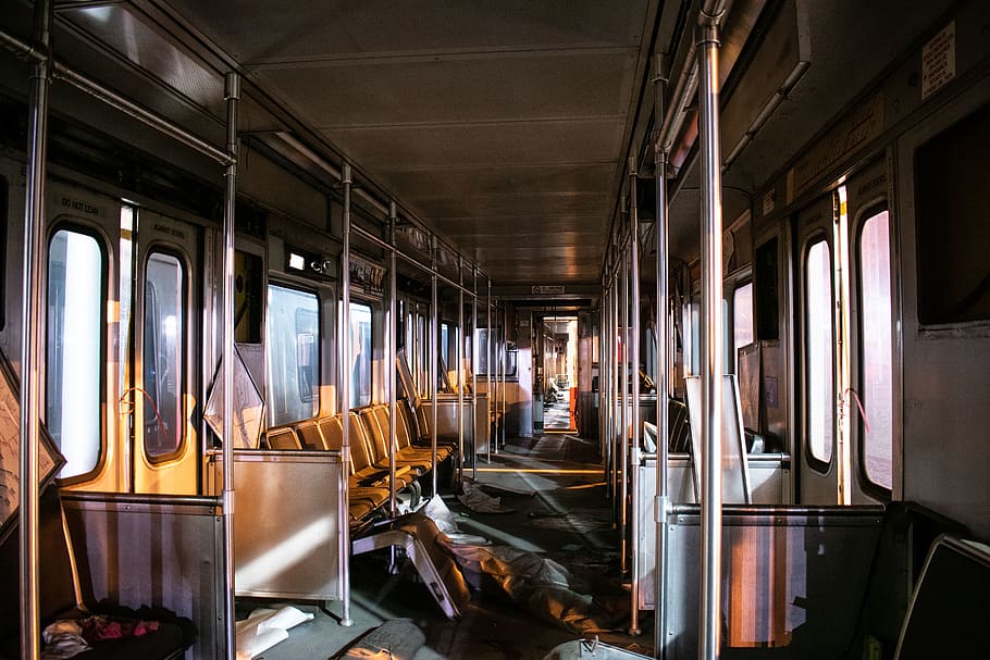 interior train, vehicle interior, public transportation, vehicle seat HD wallpaper