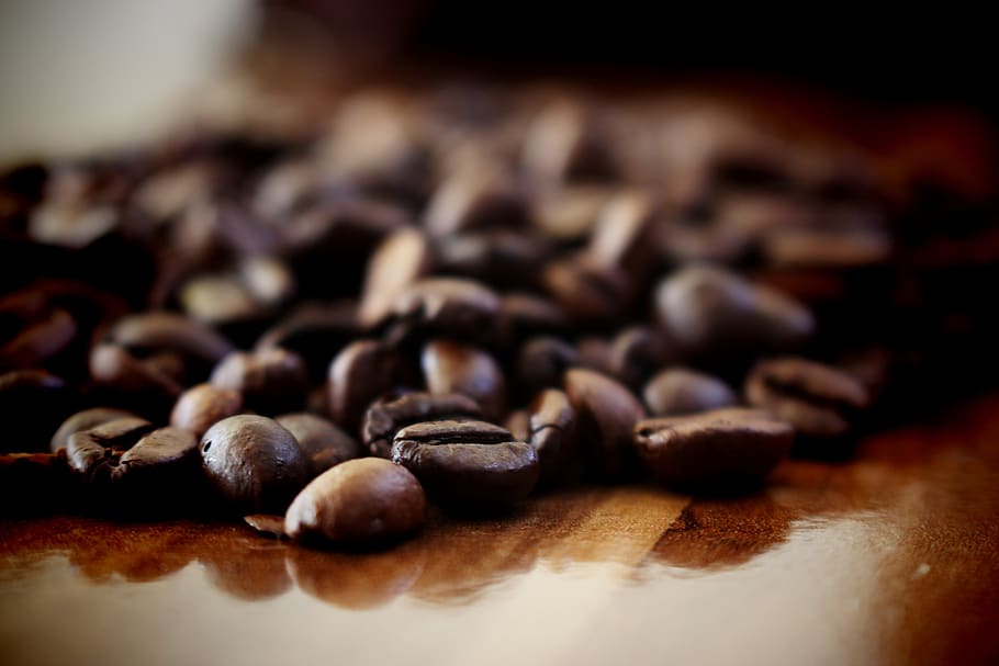 coffee, beans, coffee beans, cafe, roasted, brown, food and drink HD wallpaper