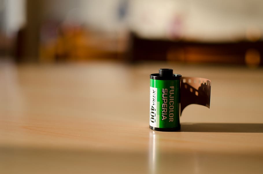 Photo Of Film, macro, table, indoors, focus on foreground, no people HD wallpaper