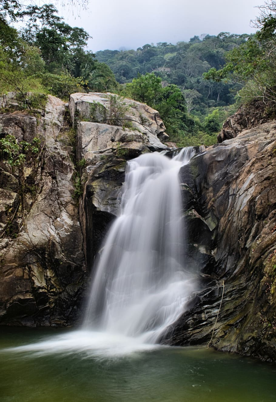 quimixto, mexico, waterfall, jungle, puerto vvallarta, scenics - nature HD wallpaper