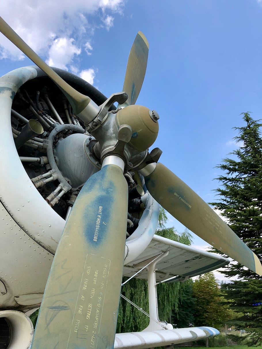propeller, machine, transportation, aircraft, airplane, vehicle HD wallpaper