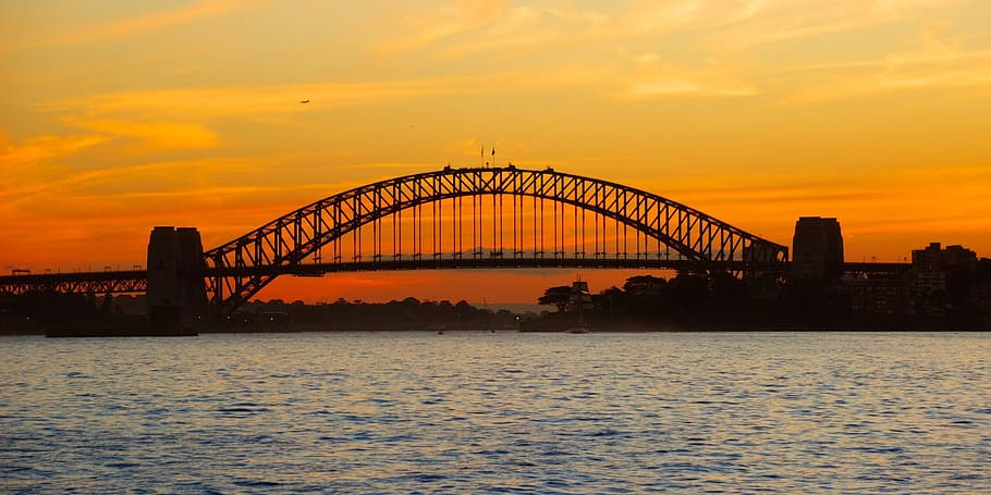 bridge, sydney, harbor, construction, architecture, route, city HD wallpaper