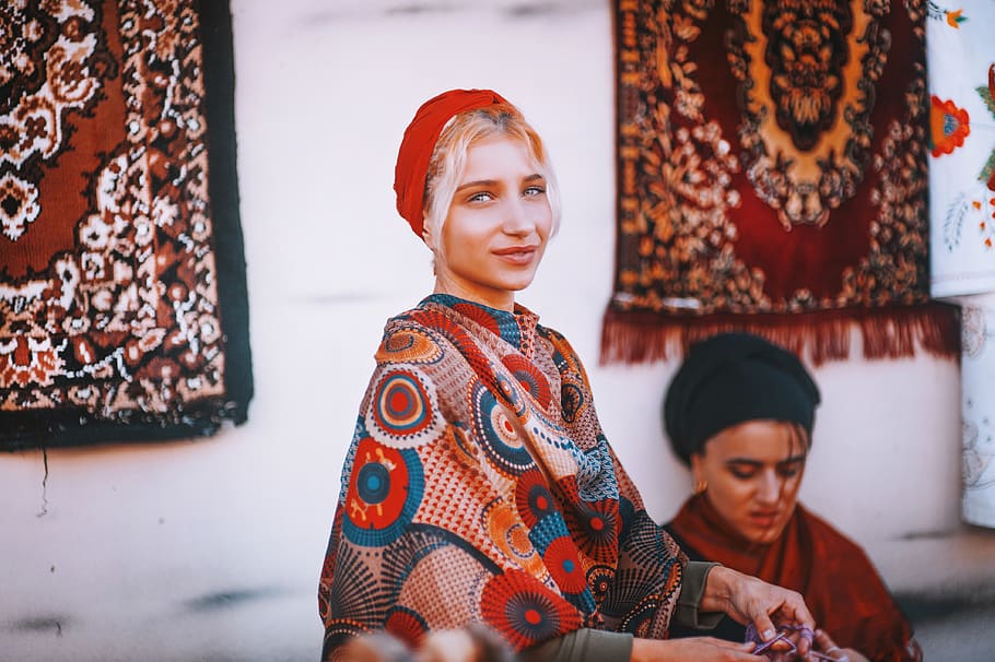 georgia, batumi, focus on foreground, clothing, traditional clothing HD wallpaper