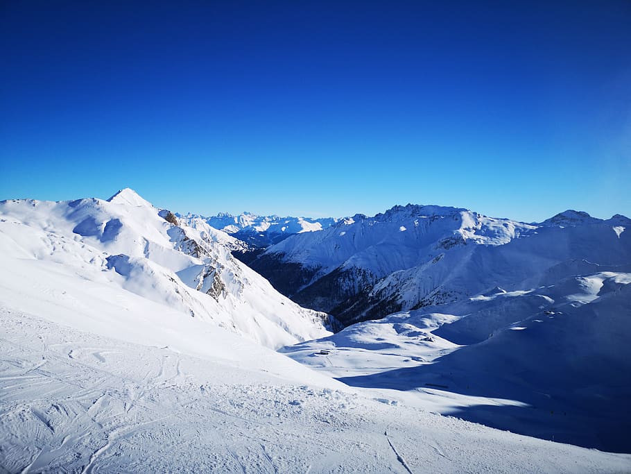 snow covered mountain during daytime, winter, cold temperature HD wallpaper