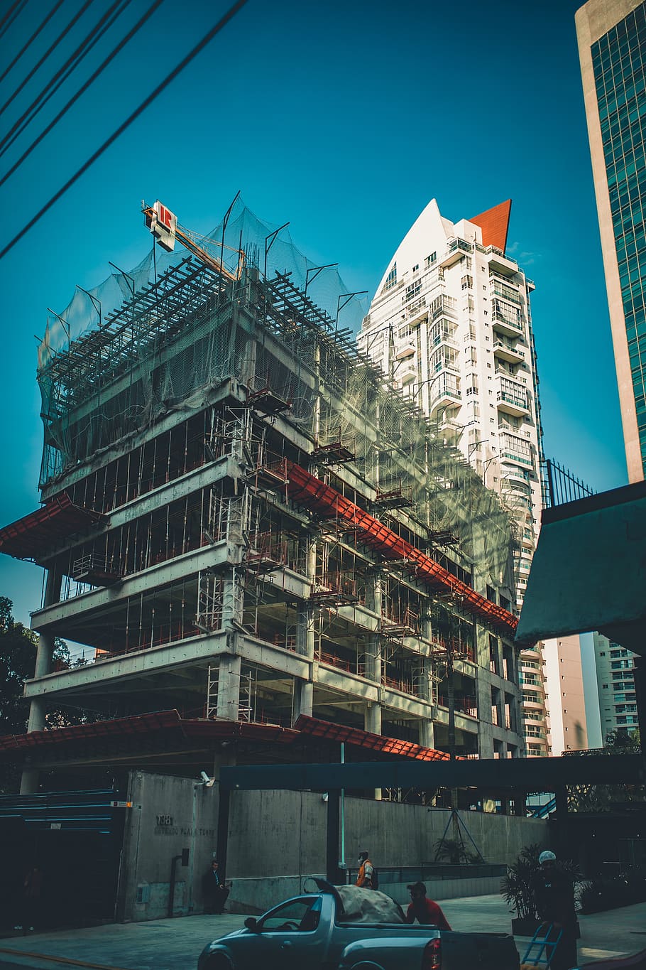 Construction Of A Building, architecture, city, building exterior HD wallpaper