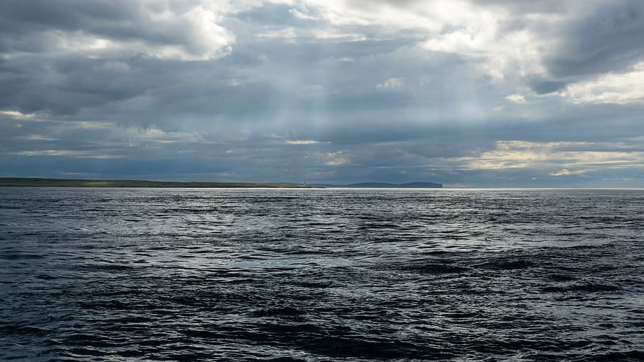 sea, water, cloud - sky, scenics - nature, waterfront, beauty in nature HD wallpaper