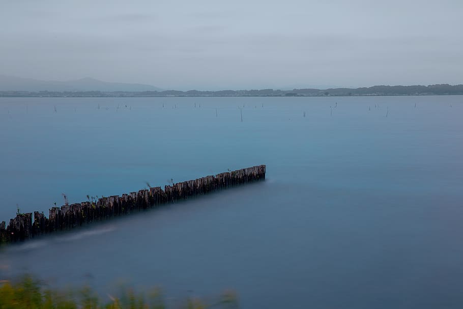 japan, kasumigaura bay, lake, water, tranquility, tranquil scene, HD wallpaper