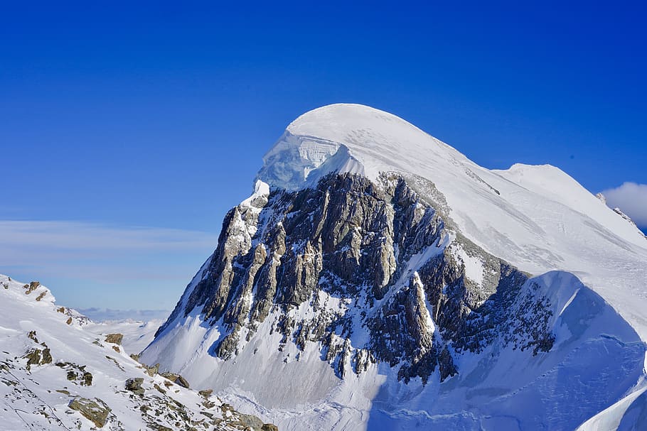 mountain alps, outdoors, nature, mountain range, peak, ice, snow HD wallpaper