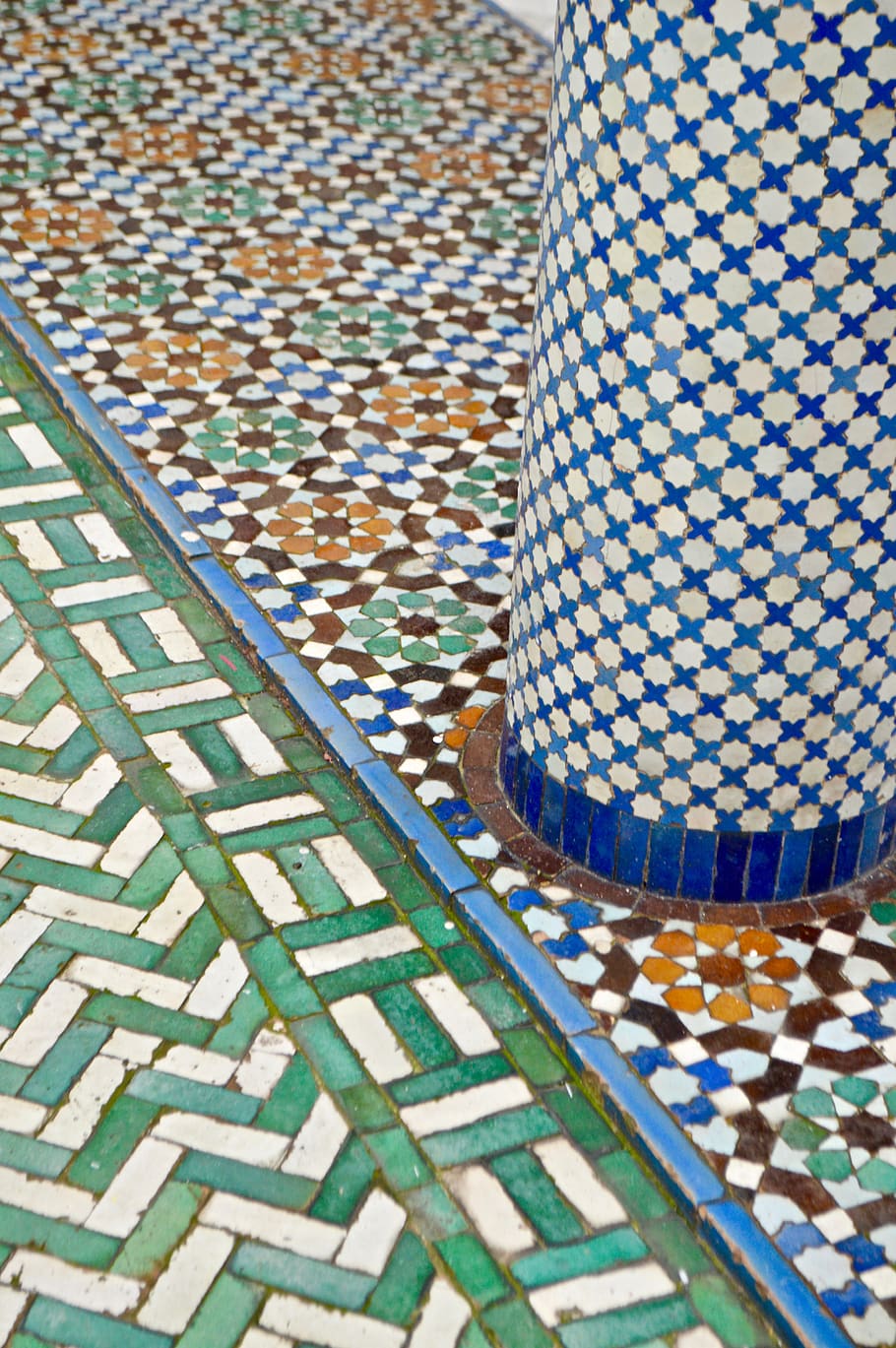 rug, art, mosaic, tile, floor, apparel, hat, clothing, pattern HD wallpaper