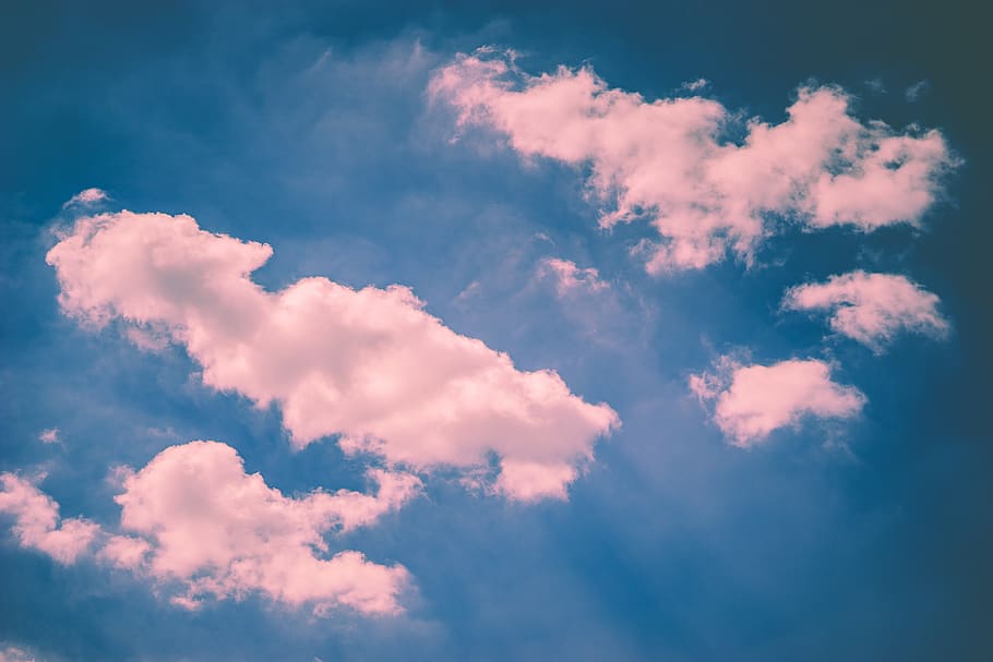 white clouds, nature, outdoors, sky, azure sky, cumulus, weather HD wallpaper