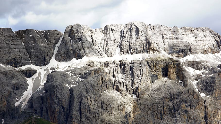 rock formation, mountain, nature, outdoors, snow, alps, glacier HD wallpaper