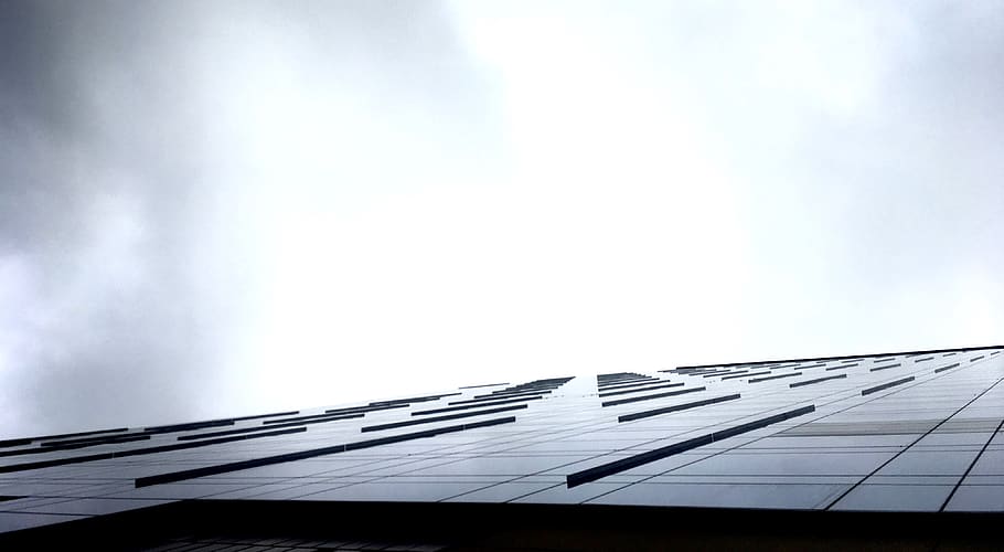 up, perspective, structure, architecture, building, lines, dark HD wallpaper