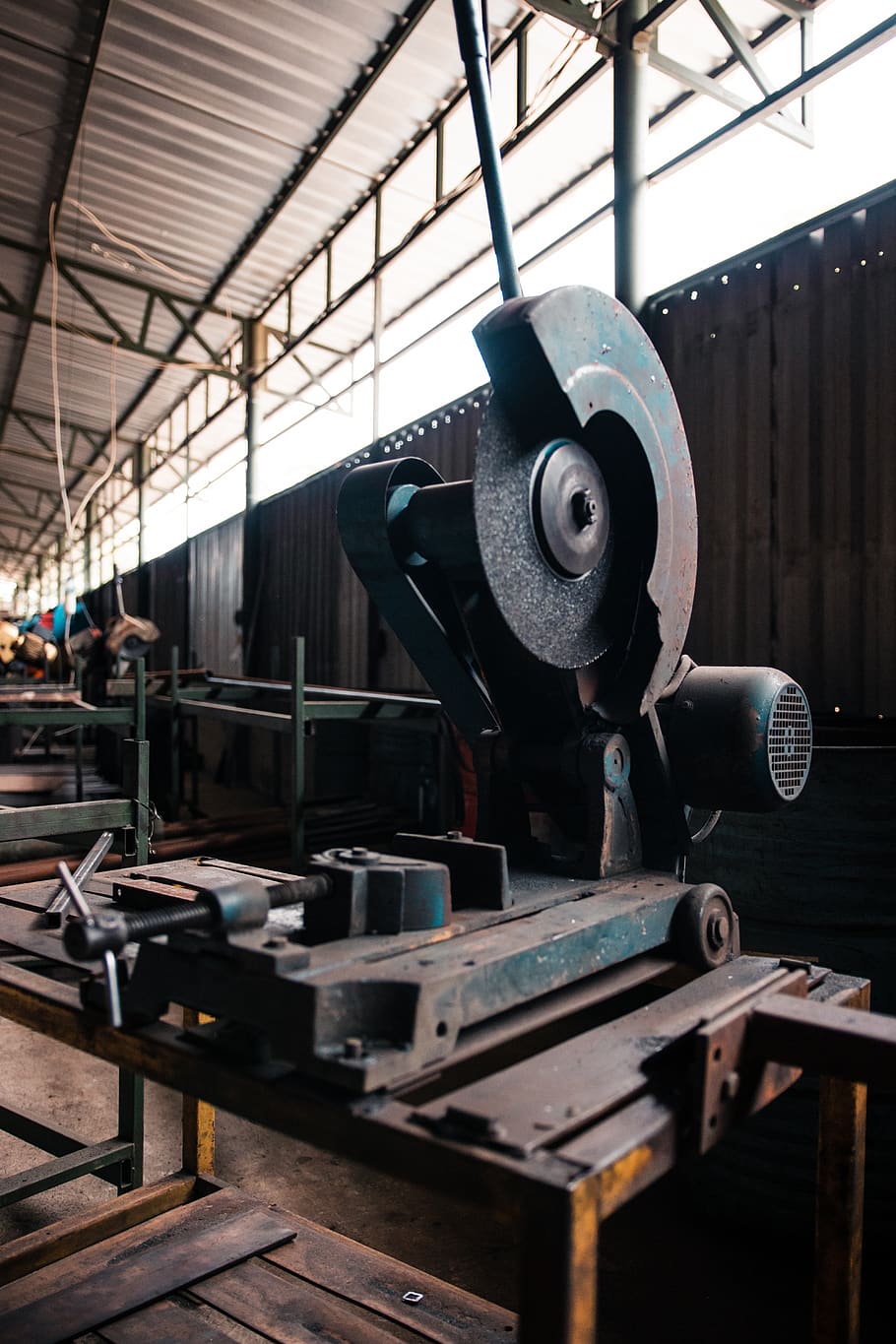 machine, wood, factory, building, workshop, vehicle, transportation HD wallpaper