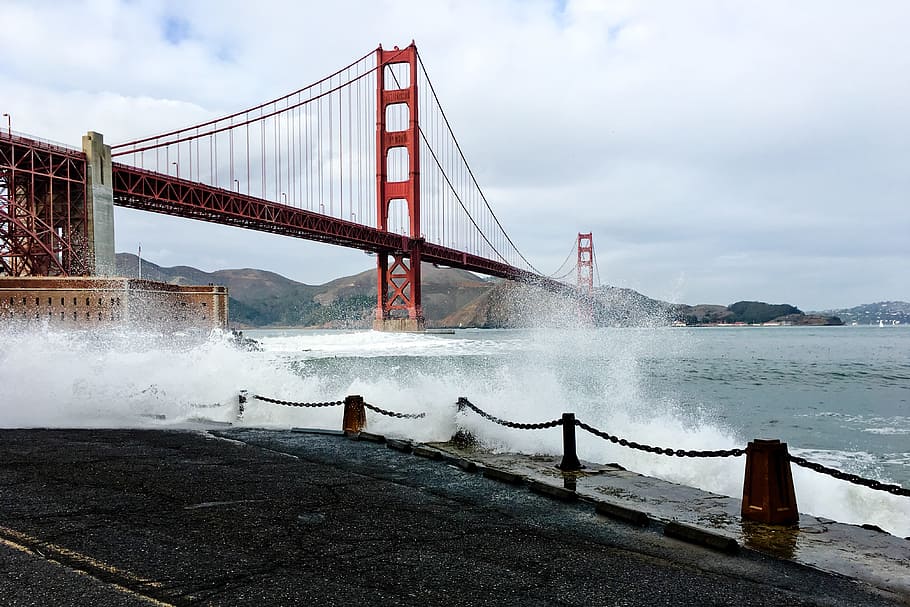 Architectural Photography of Golden Gate Bridge, San Francisco HD wallpaper