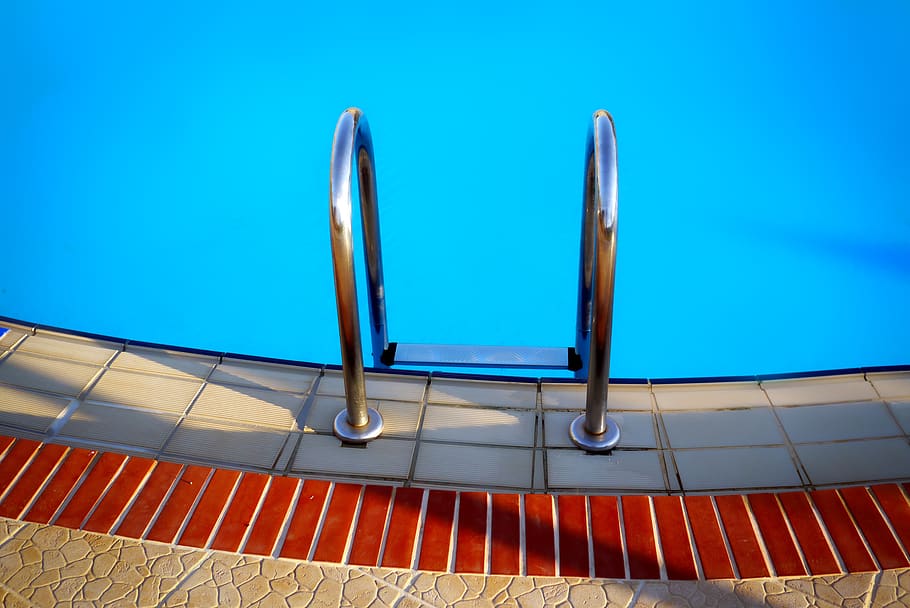 pool, swimming pool, blue, vacations, water, refresh, cool HD wallpaper
