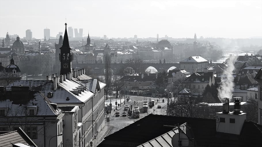 spire, steeple, tower, building, architecture, nature, city HD wallpaper