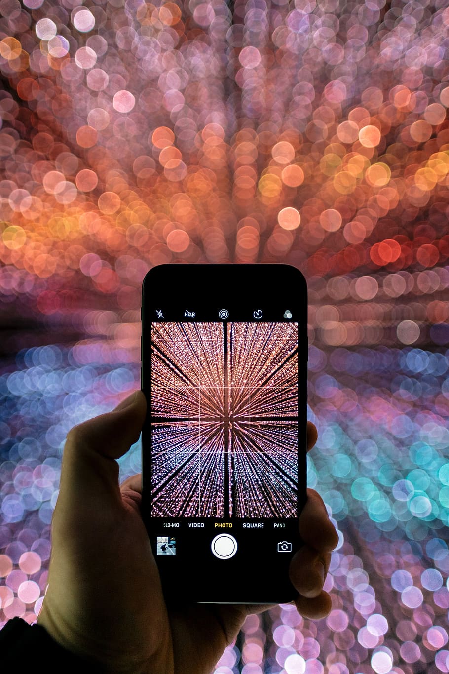 iPhone Light Art Photography Photo, Textures, Camera, Colourful HD wallpaper
