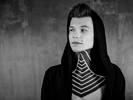 man with neck tattoo, clothing, apparel, person, human, ukraine HD wallpaper