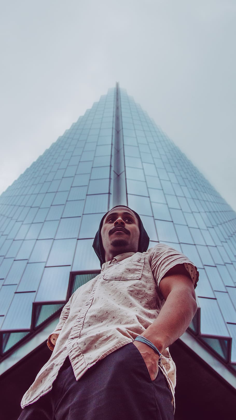 man standing beside building, people, person, human, united states HD wallpaper
